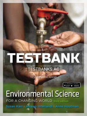 Test Bank for Scientific American Environmental Science for a Changing World 3rd Edition by Karr