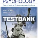 Test Bank for Forensic and Legal Psychology Psychological Science Applied to Law 3rd Edition by Costanzo