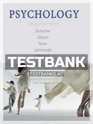 Test Bank for Psychology 4th CA Edition by Schacter
