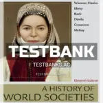 Test Bank for History of World Societies Value 11th Edition by Wiesner Hanks