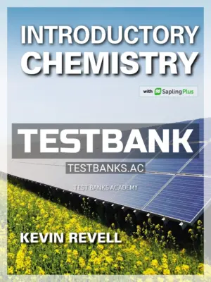 Test Bank for Introductory Chemistry 1st Edition by Revell