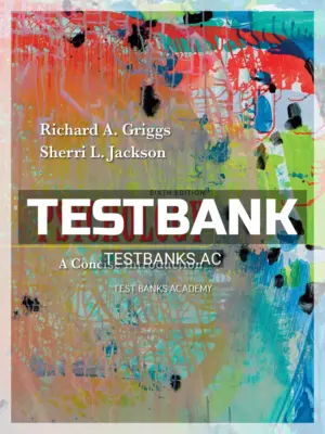 Test Bank for Psychology A Concise Introduction 6th Edition by Griggs