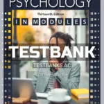 Test Bank for Psychology in Modules 13th Edition by Myers