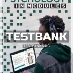 Test Bank for Exploring Psychology in Modules 12th Edition by Myers