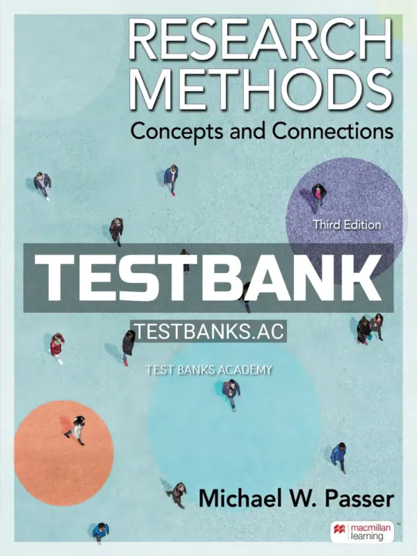 Test Bank for Research Methods 3rd Edition by Passer