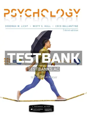 Test Bank for Scientific American Psychology 3rd Edition by Licht