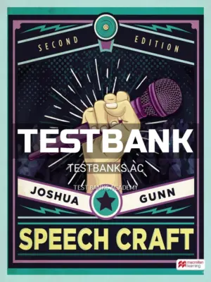 Test Bank for Speech Craft 2nd Edition by Gunn