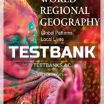 Test Bank for World Regional Geography 8th Edition by Pulsipher