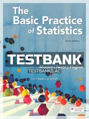 Test Bank for Basic Practice of Statistics 9th Edition by Moore