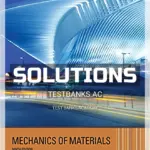 Solutions Manual for Mechanics of Materials 9th Edition by Goodno