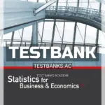 Test Bank for Statistics for Business and Economics Revised 13th Edition by Anderson
