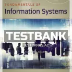 Test Bank for Fundamentals of Information Systems 9th Edition by Stair