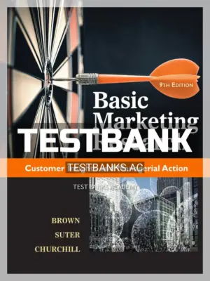 Test Bank for Basic Marketing Research 9th Edition by Brown