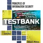 Test Bank for Principles of Information Security 6th Edition by Whitman