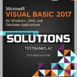 Solutions Manual for Microsoft Visual Basic 2017 for Windows Web and Database Applications Comprehensive 1st Edition by Hoisington