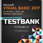 Test Bank for Microsoft Visual Basic 2017 for Windows Web and Database Applications Comprehensive 1st Edition by Hoisington