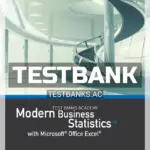 Test Bank for Modern Business Statistics with Microsoft Excel 6th Edition by Anderson