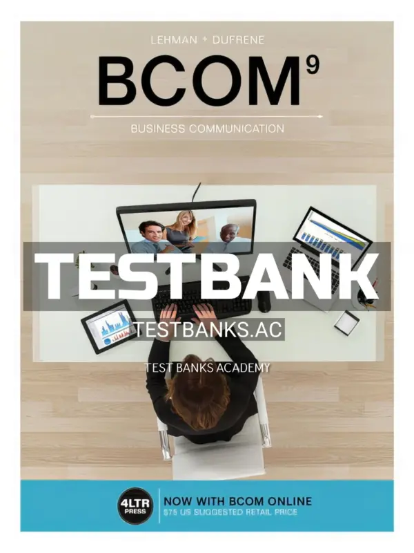Test Bank for BCOM 9th Edition by Lehman