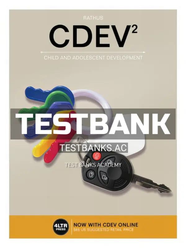 Test Bank for CDEV 2nd Edition by Rathus