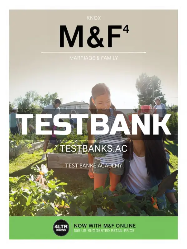 Test Bank for M and F 4th Edition by Knox