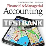 Test Bank for Financial and Managerial Accounting 14th Edition by Warren