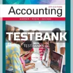 Test Bank for Accounting 27th Edition by Warren
