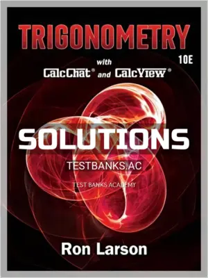Solutions Manual for Trigonometry 10th Edition by Larson