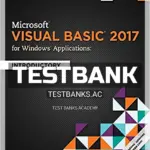 Test Bank for Microsoft Visual Basic 2017 for Windows Applications Introductory 1st Edition by Hoisington