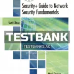 Test Bank for CompTIA Security Guide to Network Security Fundamentals 6th Edition by Ciampa