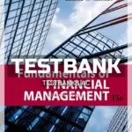 Test Bank for Fundamentals of Financial Management 15th Edition by Brigham