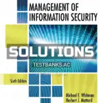 Solutions Manual for Management of Information Security 6th Edition by Whitman