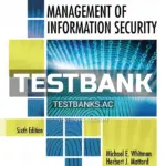 Test Bank for Management of Information Security 6th Edition by Whitman