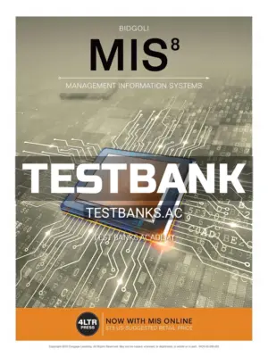 Test Bank for MIS 8th Edition by Bidgoli