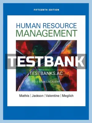 Test Bank for Human Resource Management 15th Edition by Mathis