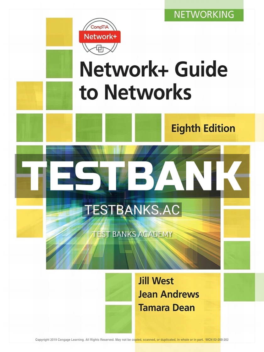 9781337569330-TEST-BANK Test Bank for Network Guide to Networks 8th Edition by West
