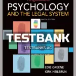 Test Bank for Wrightsmans Psychology and the Legal System 9th Edition by Greene