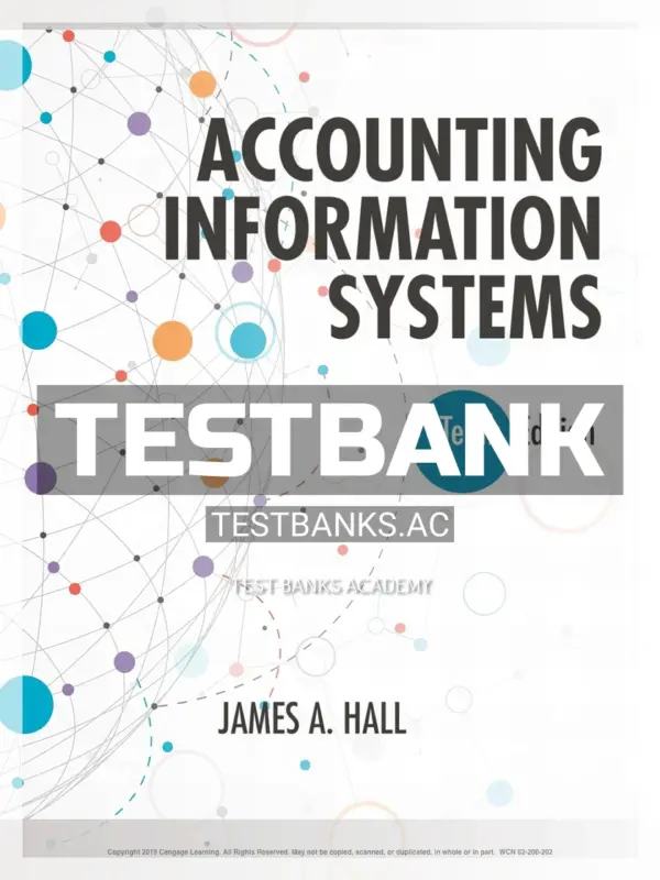 Test Bank for Accounting Information Systems 10th Edition by Hall
