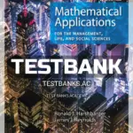 Test Bank for Mathematical Applications for the Management Life and Social Sciences 12th Edition by Harshbarger