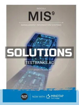 Solutions Manual for MIS 9th Edition by Bidgoli