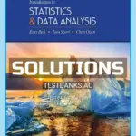 Solutions Manual for Introduction to Statistics and Data Analysis 6th Edition by Peck