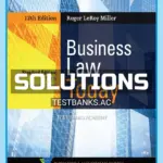 Solutions Manual for Business Law Today Standard Text & Summarized Cases 12th Edition by Miller