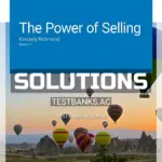 Solutions Manual for Power of Selling Version 1 1 1st Edition by Richmond