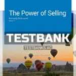 Test Bank for Power of Selling Version 1 1 1st Edition by Richmond