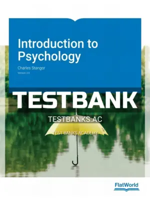 Test Bank for Introduction to Psychology Version 3 0 3rd Edition by Stangor