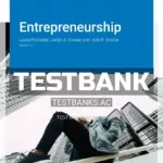 Test Bank for Entrepreneurship Version 1 1st Edition by Portolese