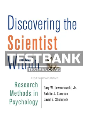 Test Bank for Discovering the Scientist Within Research Methods in Psychology 1st Edition by Lewandowski