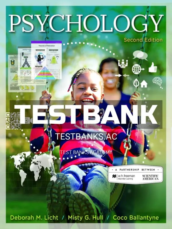 Test Bank for Scientific American Psychology 2nd Edition by Licht