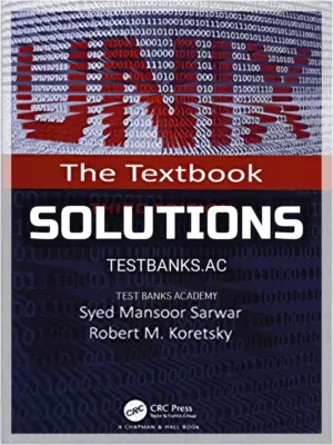 Solutions Manual for UNIX The Textbook 3rd Edition by Sarwar