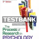 Test Bank for Process of Research in Psychology 3rd Edition by McBride