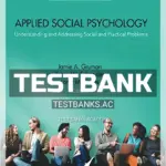 Test Bank for Applied Social Psychology Understanding and Addressing Social and Practical Problems 3rd Edition by Gruman